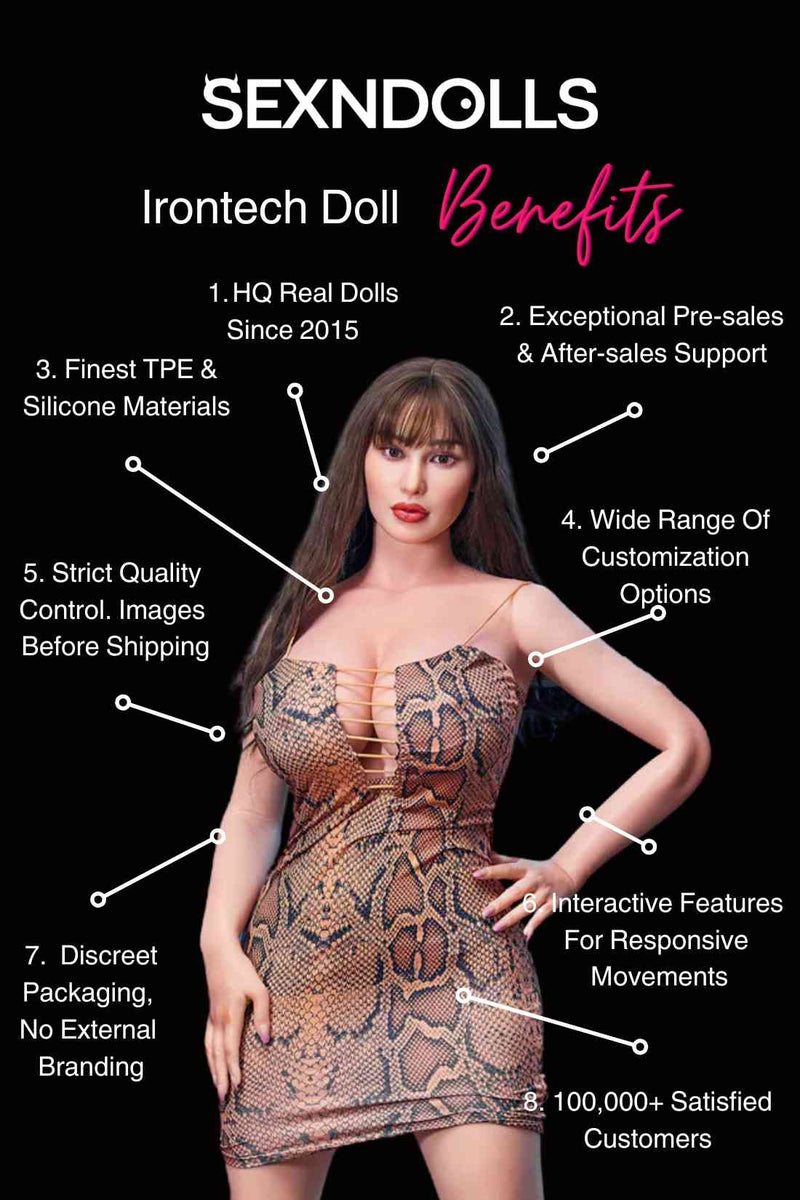 Kai Brunette Model OnlyFans Sex Doll 160cm (D-Cup) - Irontech Doll  Sex 'n  Dolls