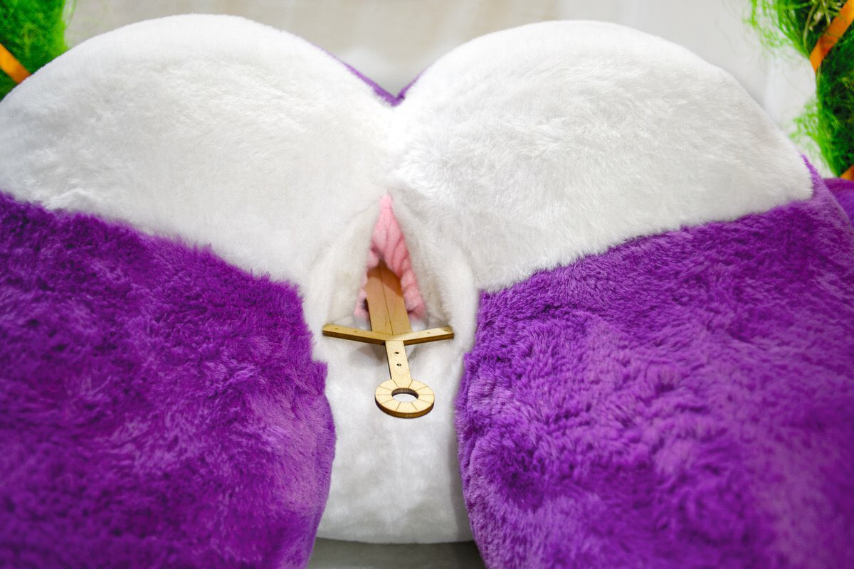 Furry Animal Skunk Butt Plush Sex Toy