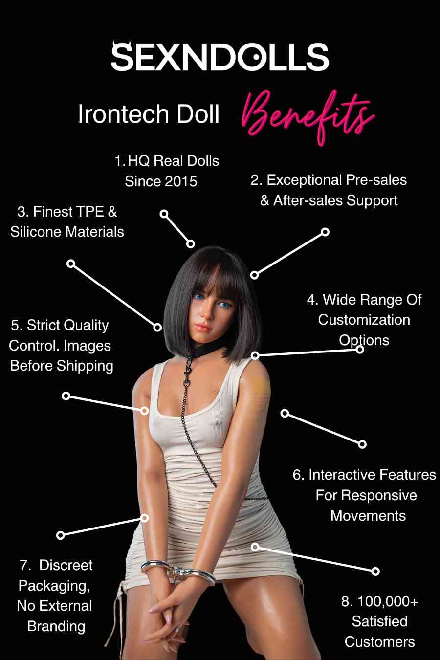 Aine Perfect Girlfriend Sex Doll RolePlay 162cm - Irontech Doll