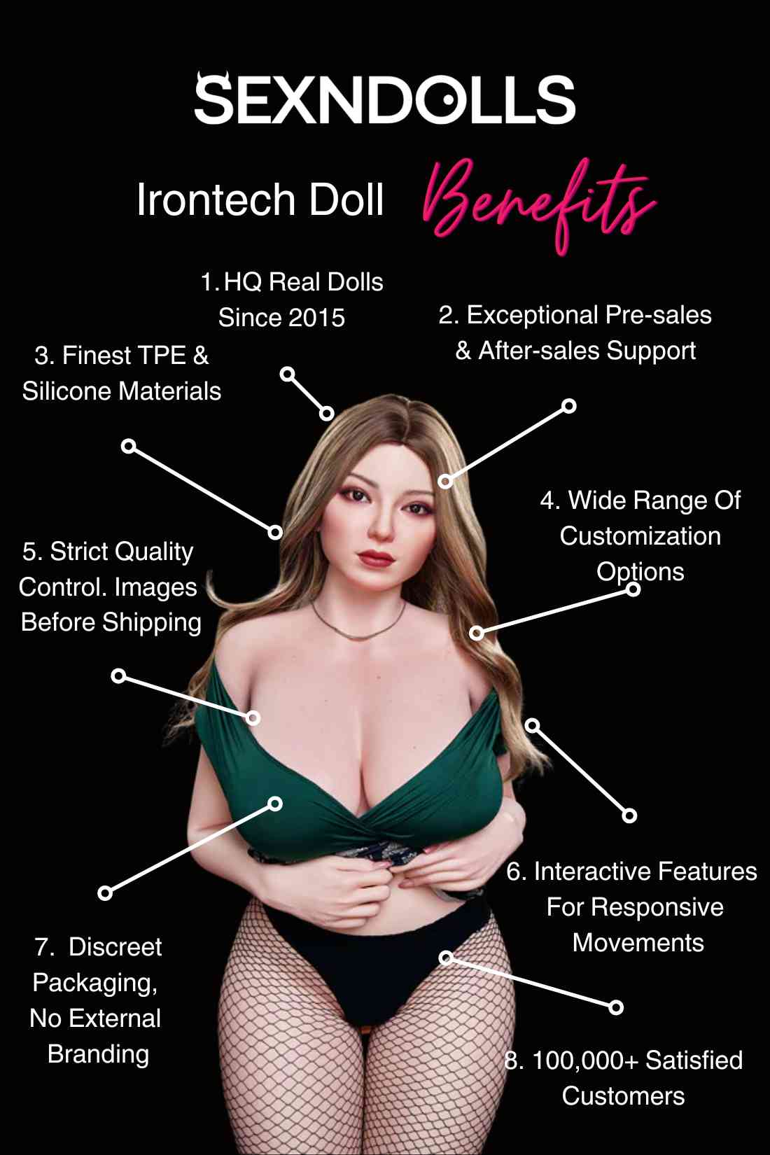 Amy Ukraine Sex Doll Silicone Wife 162cm (G-cup) - Irontech Doll