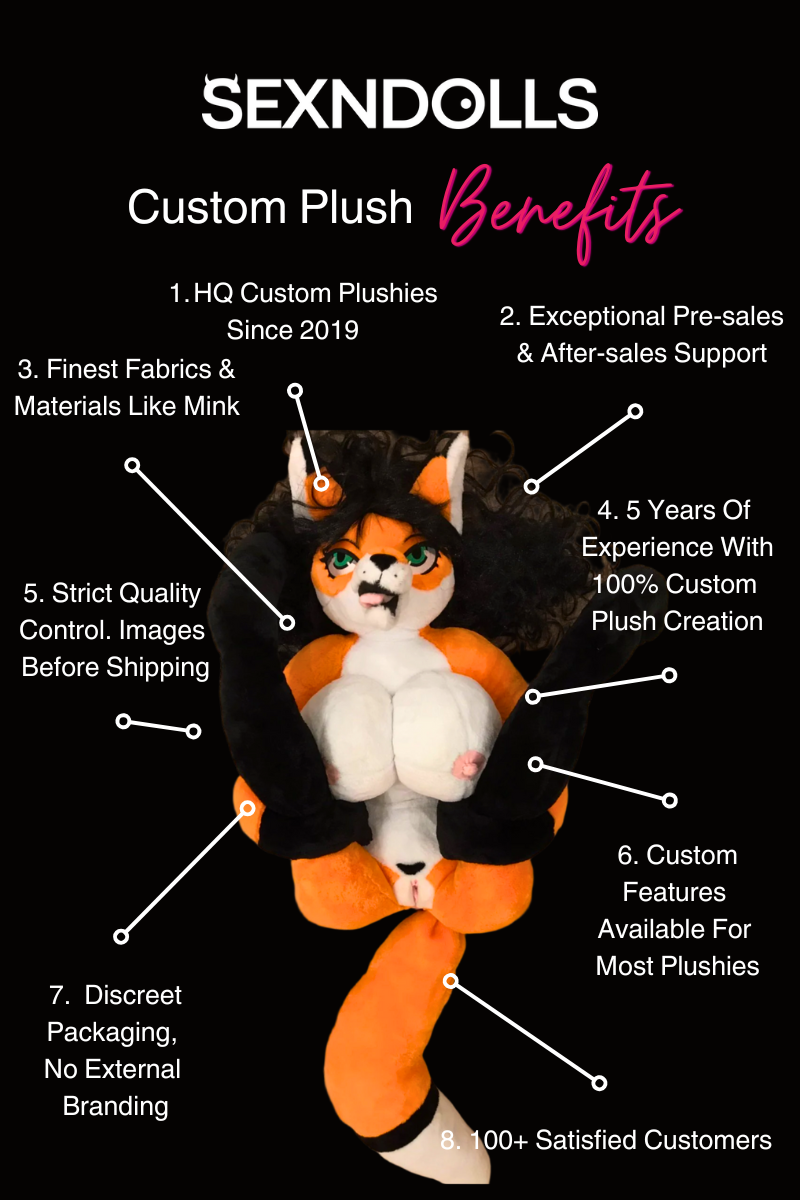 Anthromorphic Vixen Red Fox Sex Doll 160cm