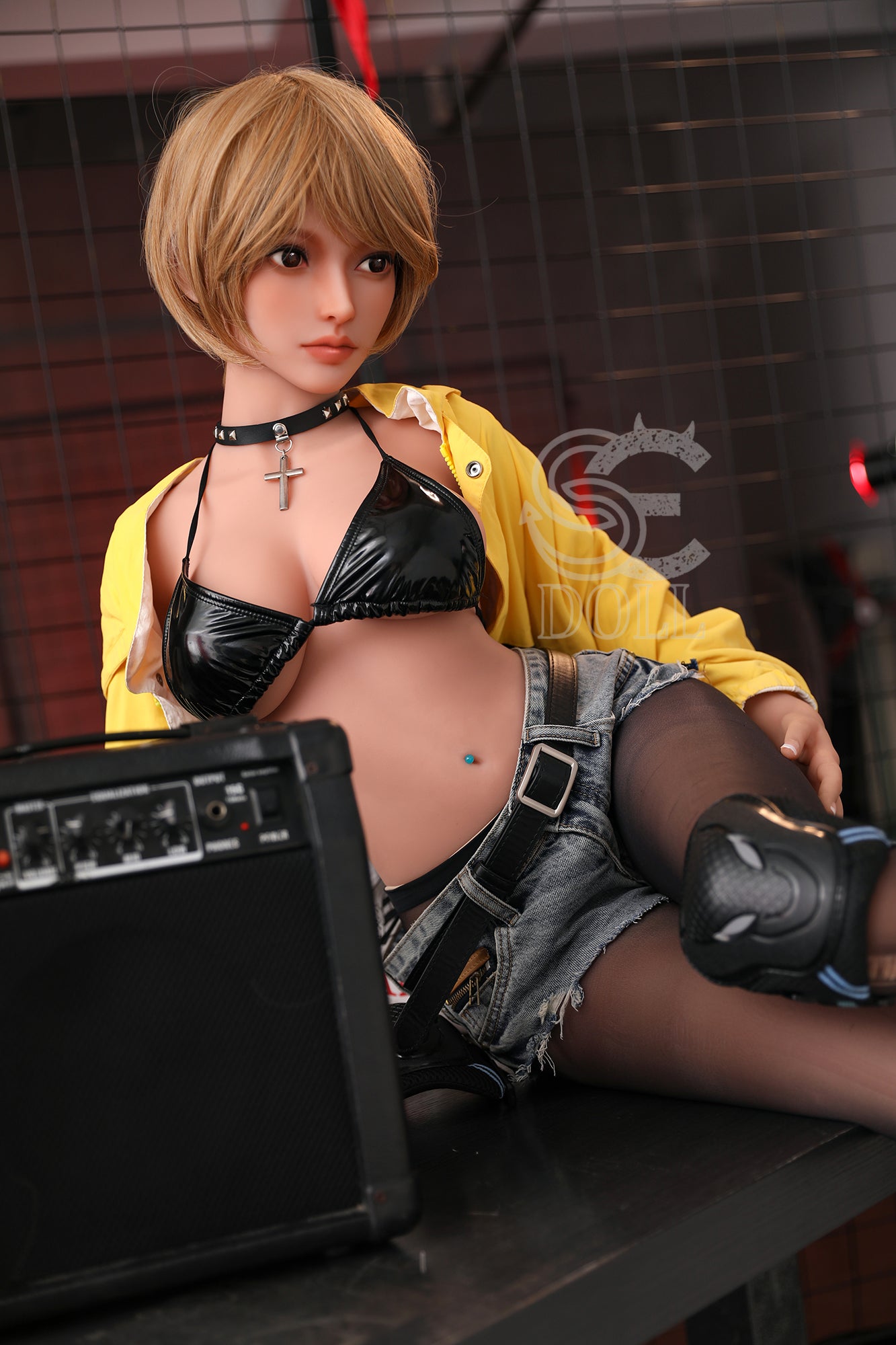 Avery 153cm Punk Chic F-Cup Hentai Love Sex Doll - SEDOLL