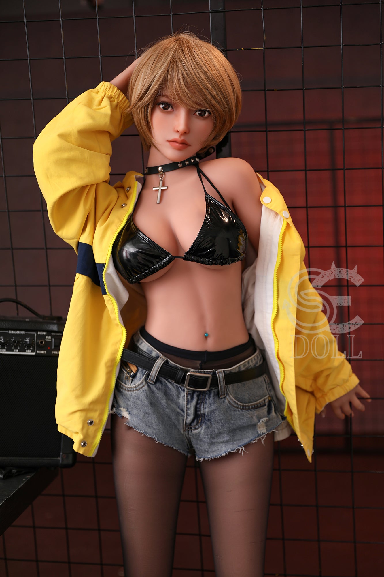 Avery 153cm Punk Chic F-Cup Hentai Love Sex Doll - SEDOLL