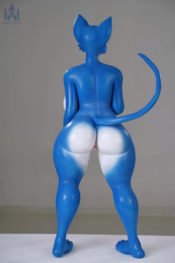 Blue Mini Sex Doll Fox Fenrya 60cm