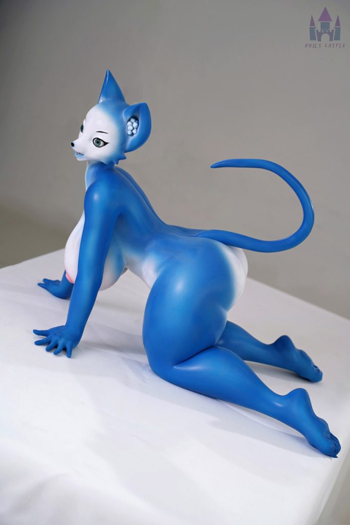 Blue Mini Sex Doll Fox Fenrya 60cm