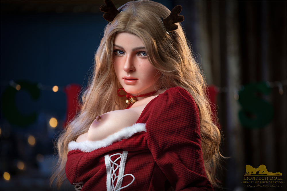 Britney Luxury Silicone Sex Doll Christmas 164cm - Irontech Doll