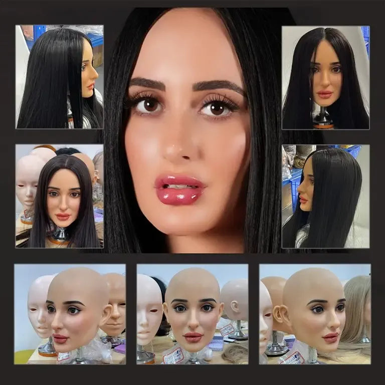 Custom Sex Doll Head: Silicone Sculpture & Mould Building