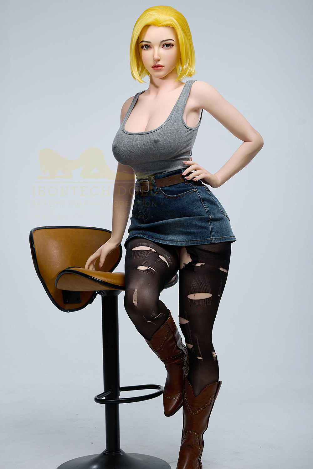 Dragon Ball Z Android 18 Sex Doll 159cm (B-Cup) - Irontech Doll