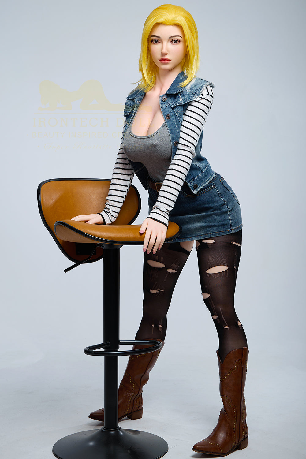 Dragon Ball Z Android 18 Sex Doll 159cm (B-Cup) - Irontech Doll