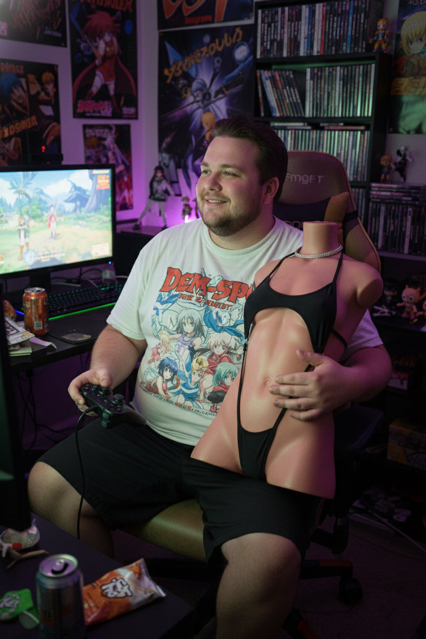 Flatchested Climax Doll Torso Carmen 80cm