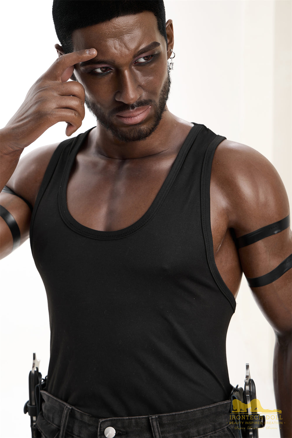 Jack 176cm Hot Black Men Male Sex Doll - Irontech Doll