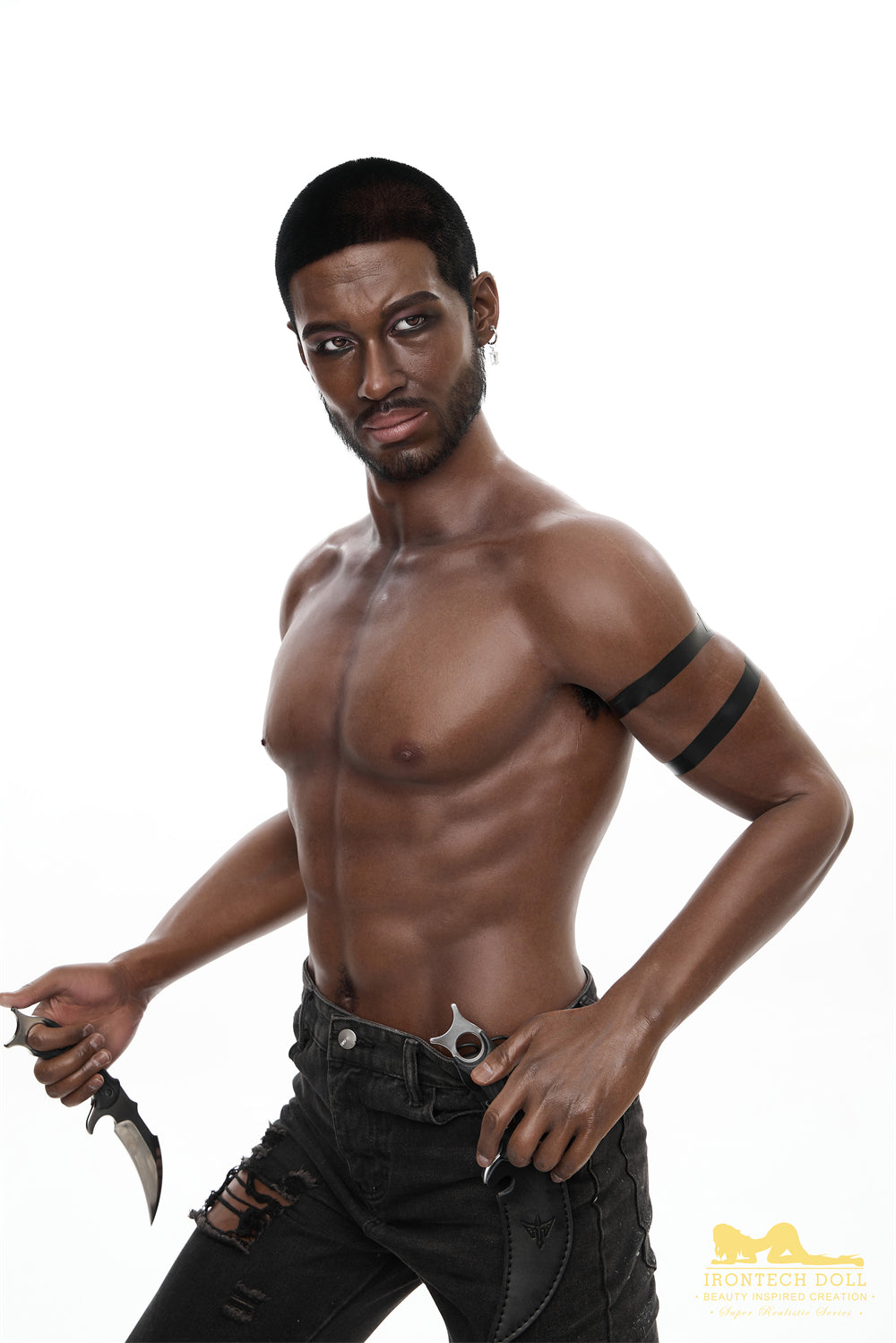 Jack 176cm Hot Black Men Male Sex Doll - Irontech Doll