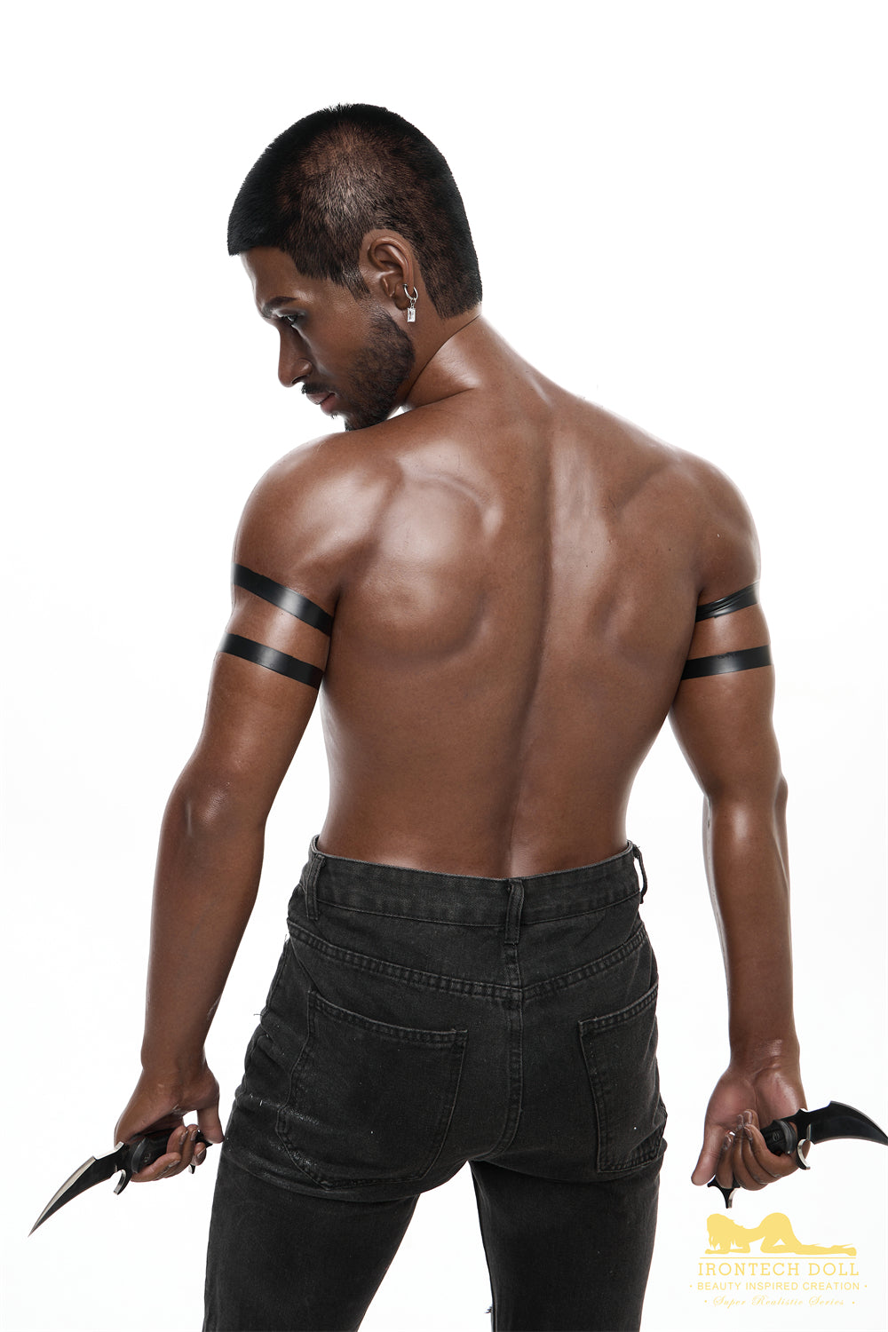 Jack 176cm Hot Black Men Male Sex Doll - Irontech Doll