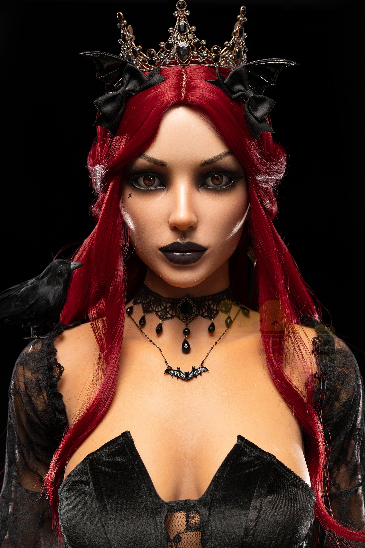 Jia 169cm Redhead Goth Girl B-Cup Sex Doll - Irontech Dolls