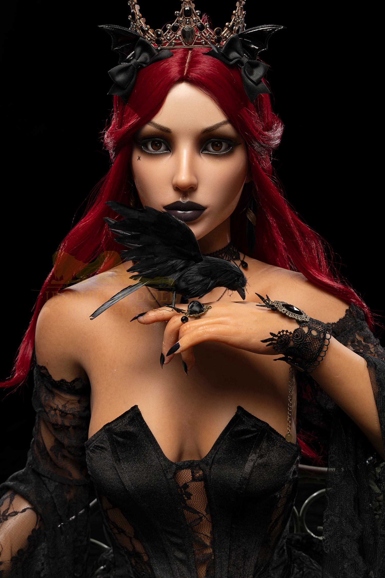 Jia 169cm Redhead Goth Girl B-Cup Sex Doll - Irontech Dolls