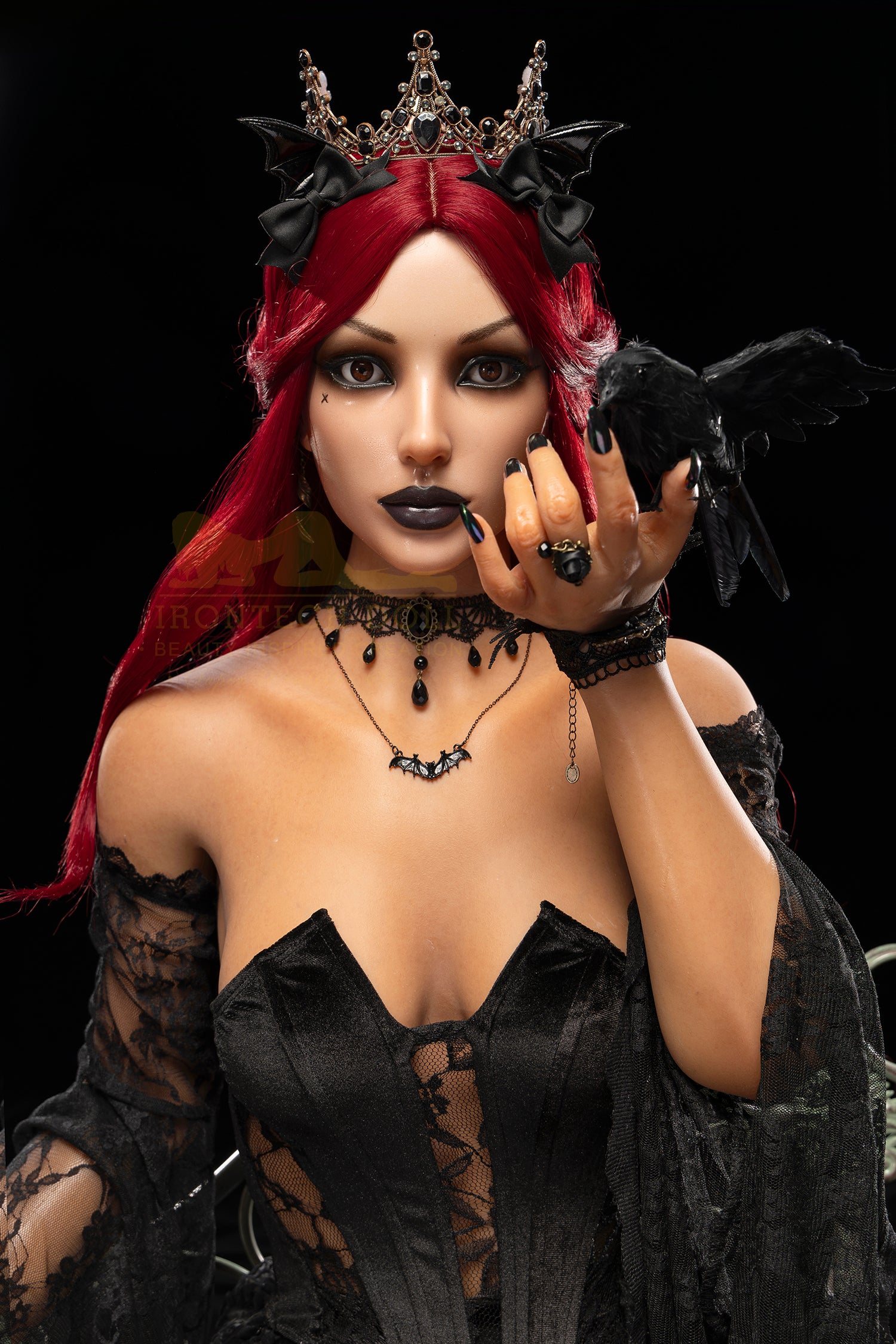 Jia 169cm Redhead Goth Girl B-Cup Sex Doll - Irontech Dolls