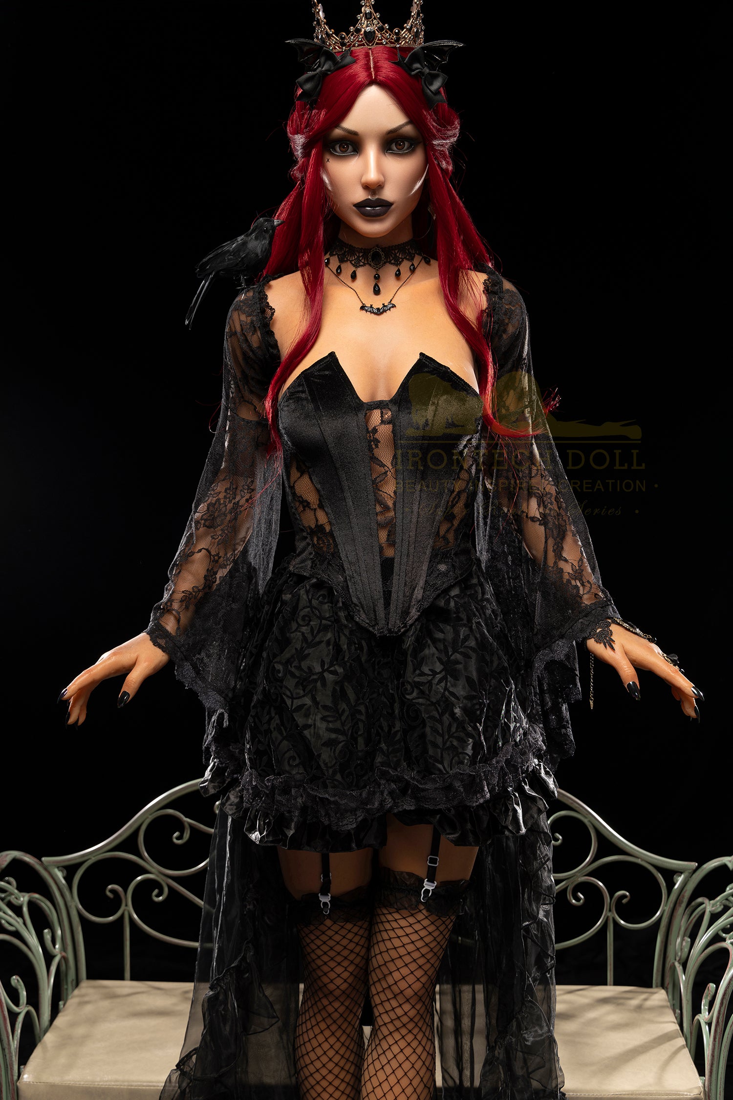 Jia 169cm Redhead Goth Girl B-Cup Sex Doll - Irontech Dolls