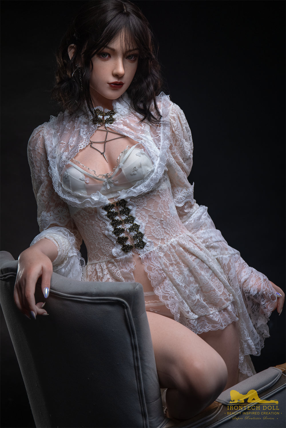 Karina High-End Silicone Goth Sex Doll 163cm - Irontech Doll