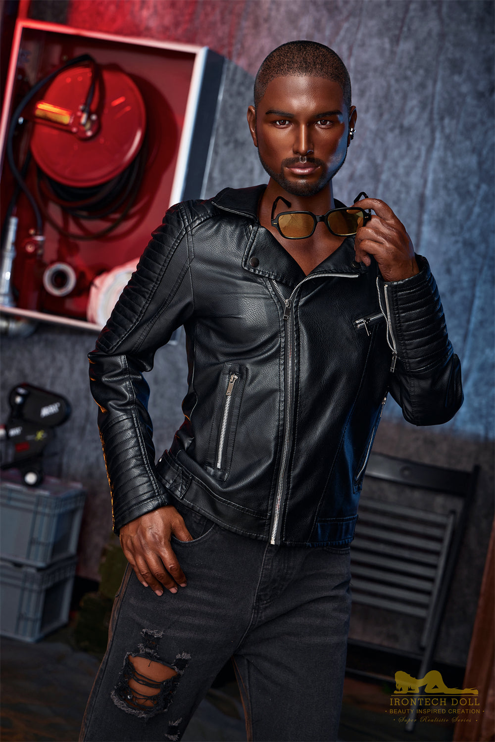 Kevin 170cm Dark Skin African Male Sex Doll - Irontech Doll