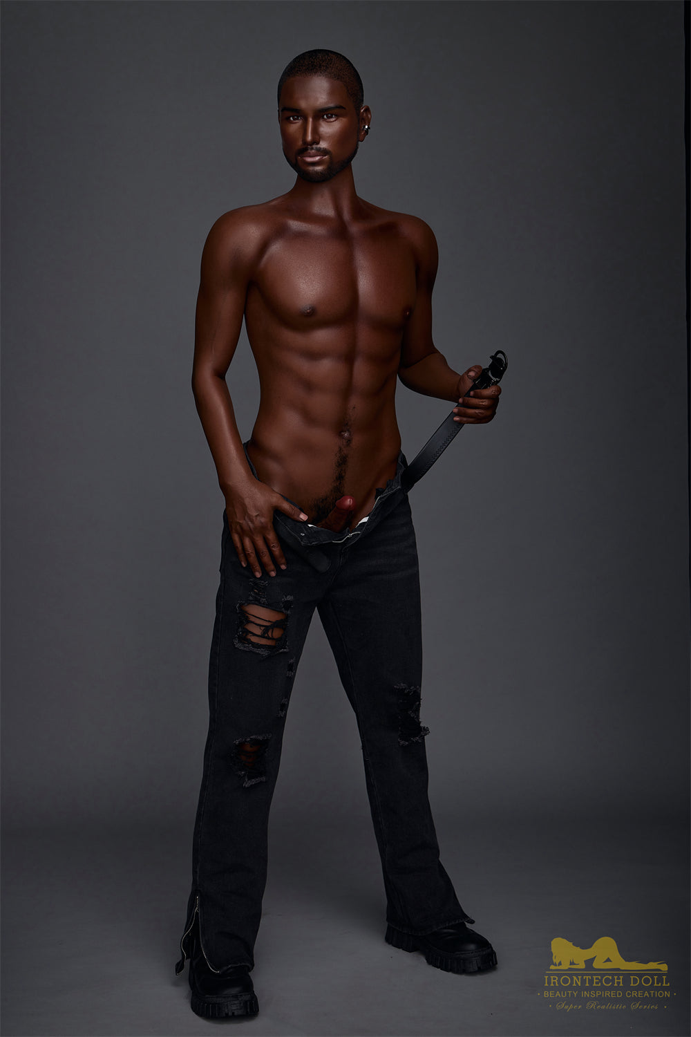 Kevin 170cm Dark Skin African Male Sex Doll - Irontech Doll