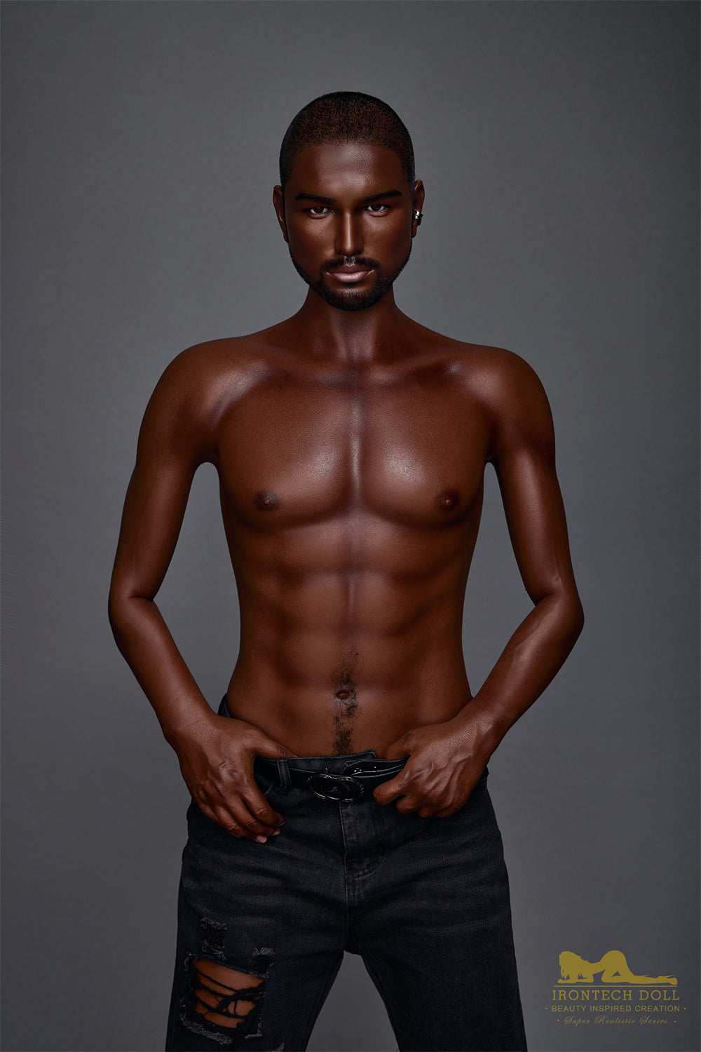 Kevin 170cm Dark Skin African Male Sex Doll - Irontech Doll