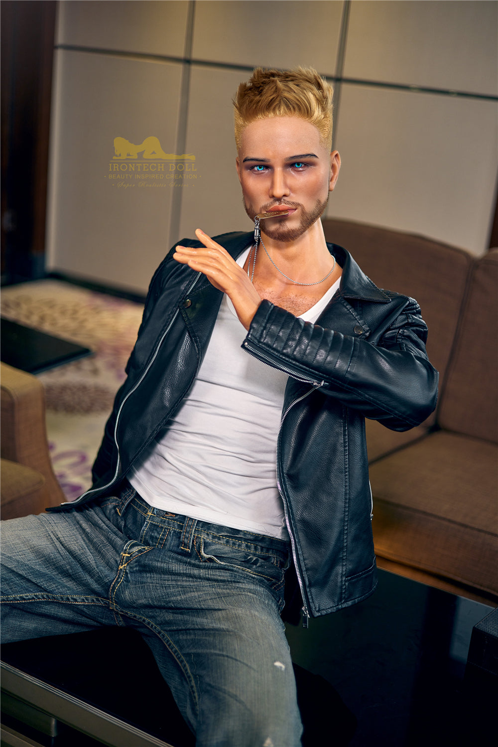 Kevin 176cm Cool Guy Silicone Male Sex Doll - Irontech Doll