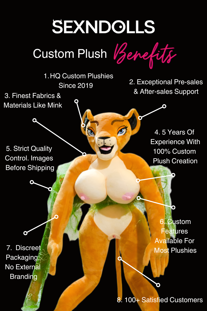 Kinky Furry Love Doll The Lioness Plush 160cm