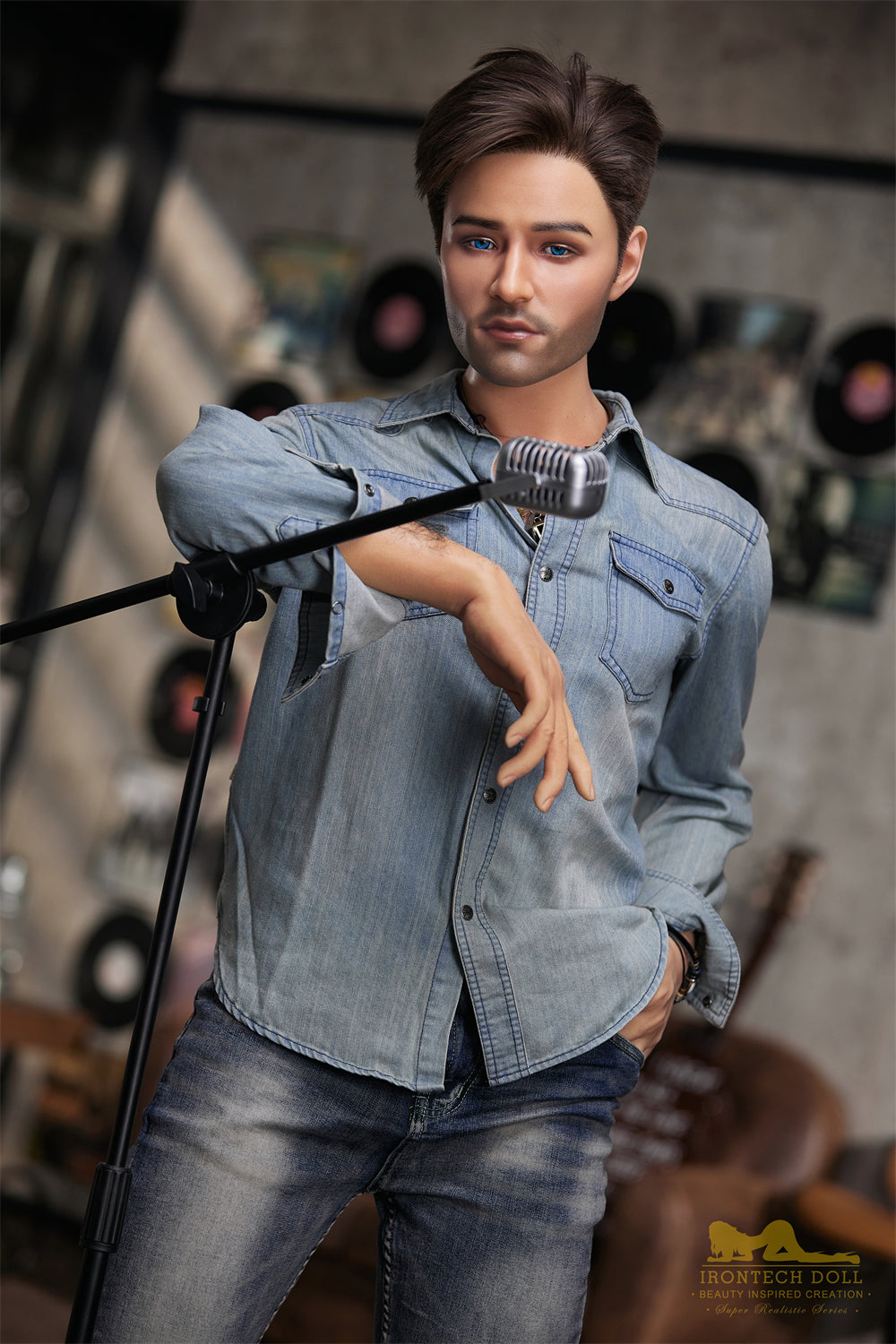 Leon 170cm Gay Musician Male Sex Doll - Irontech Doll