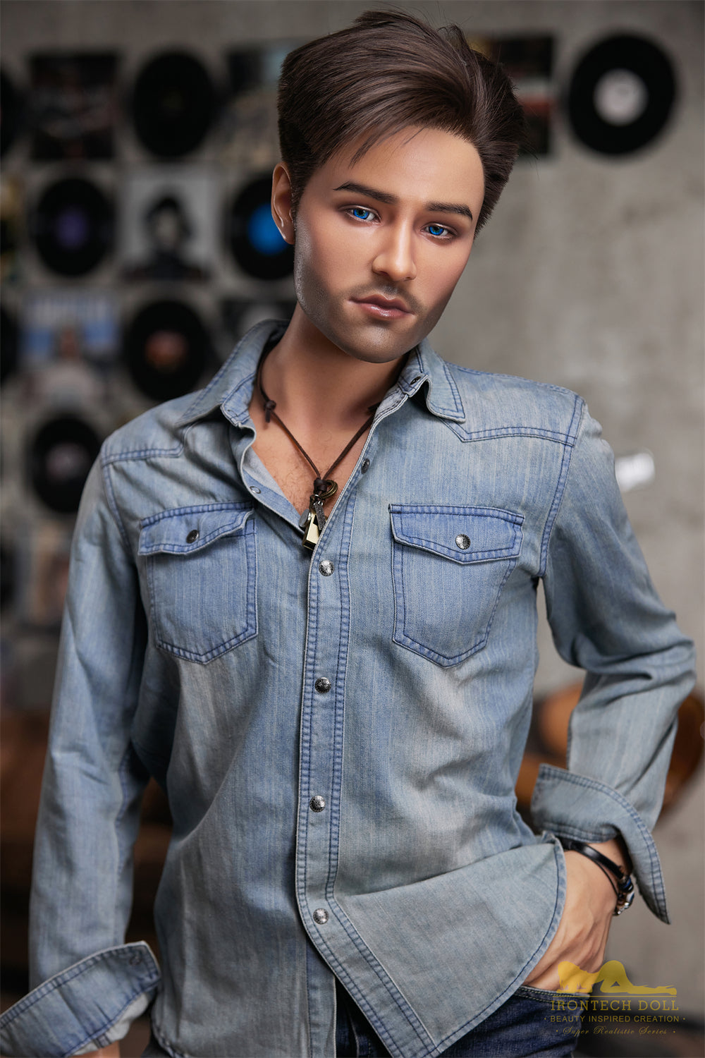 Leon 170cm Gay Musician Male Sex Doll - Irontech Doll