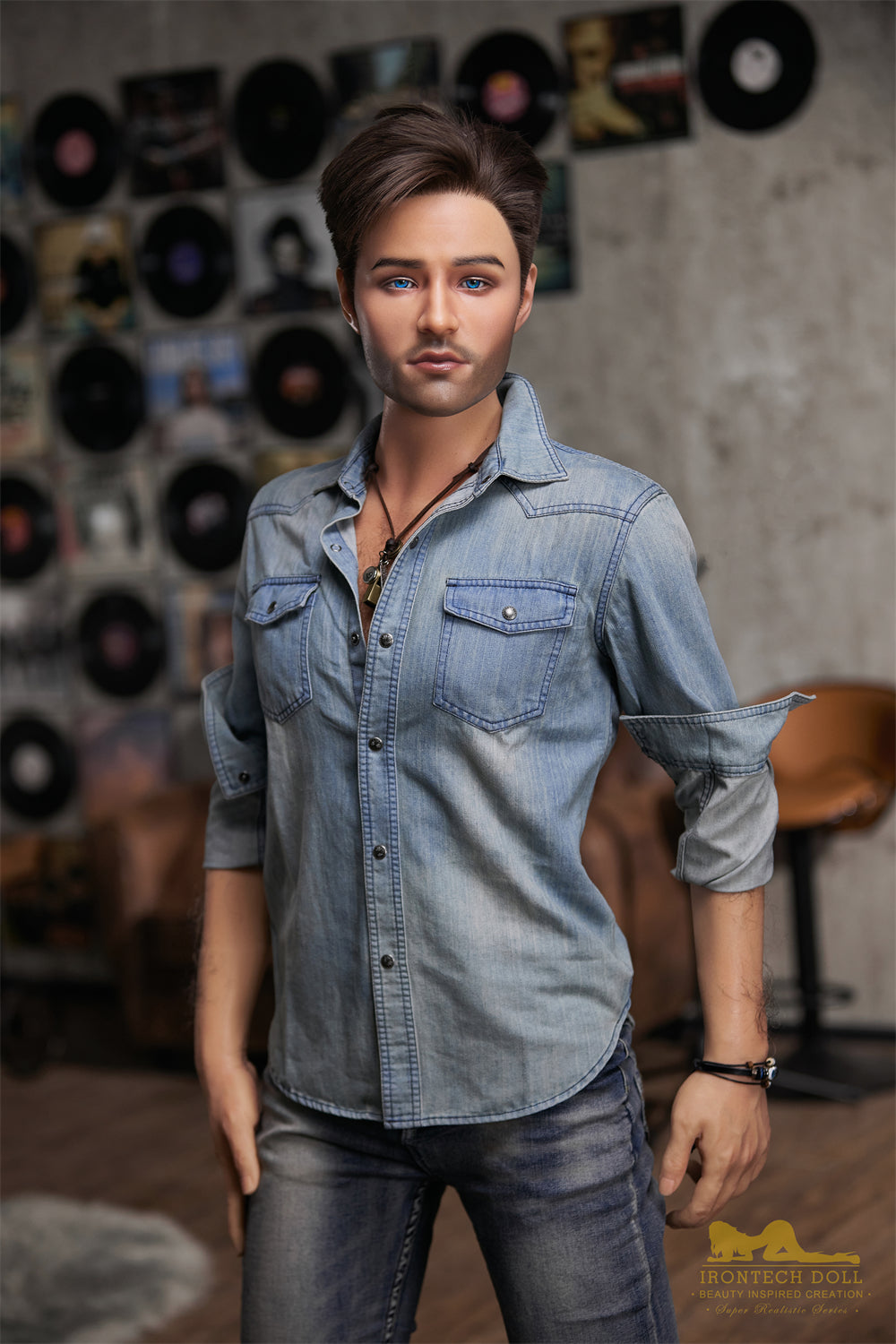 Leon 170cm Gay Musician Male Sex Doll - Irontech Doll