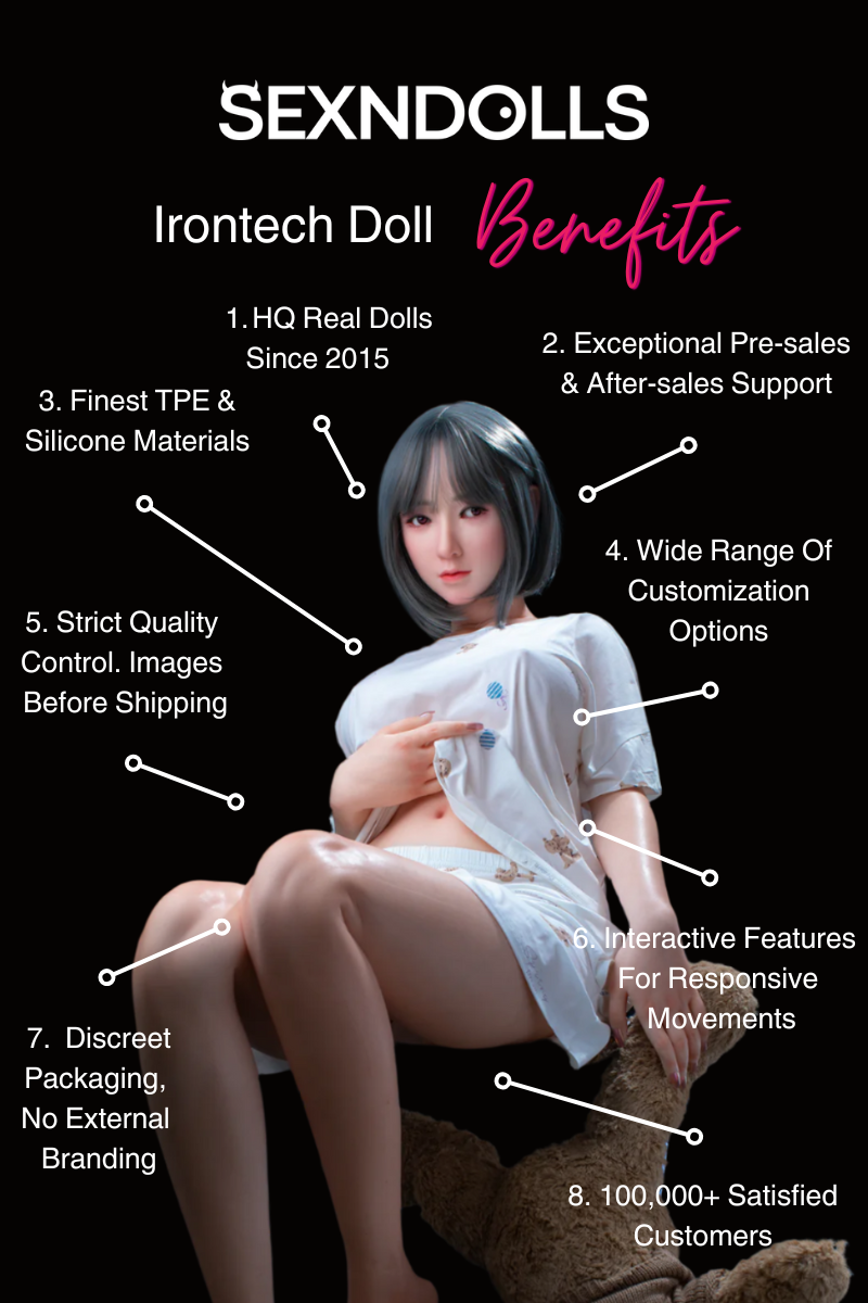 Lia Realistic Young Sex Doll Japan 165cm D-Cup - Irontech Doll