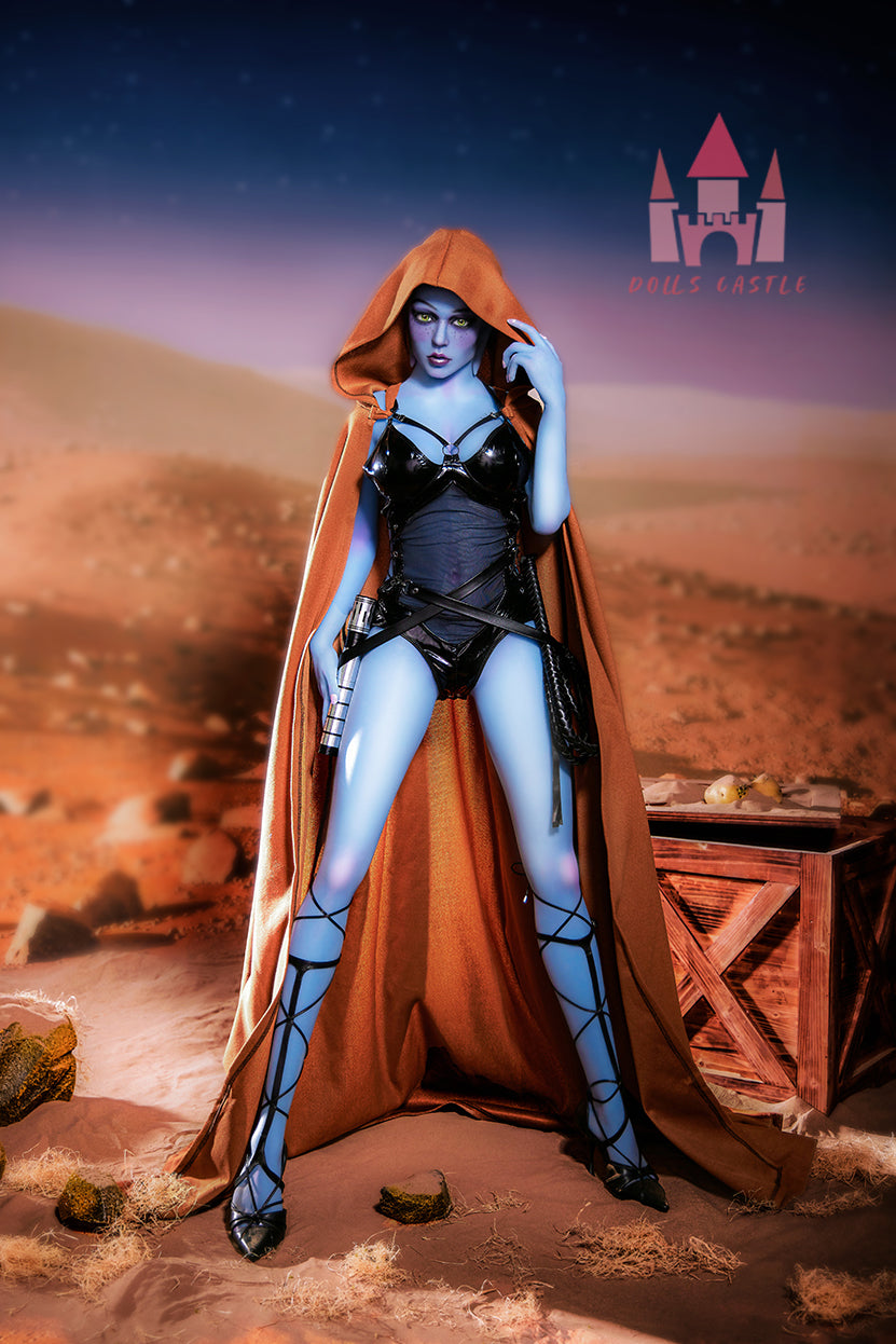 Light Blue Alien Jedi Starwars Sex Doll 153cm - Dolls Castle