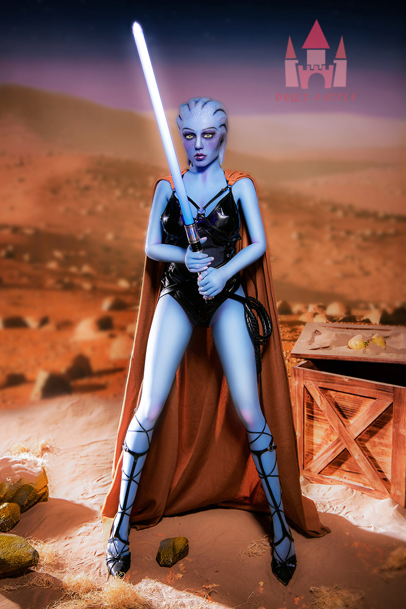 Light Blue Alien Jedi Starwars Sex Doll 153cm - Dolls Castle