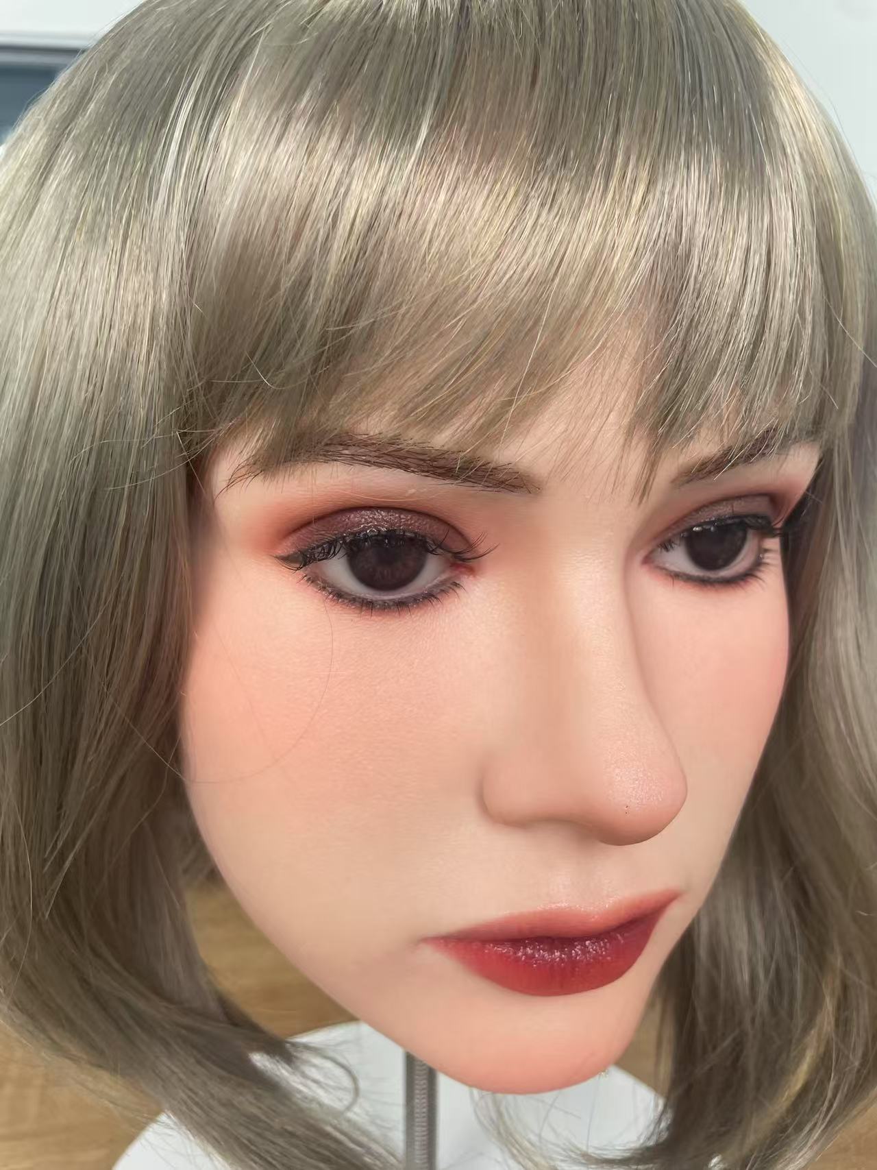 Silicone Sex Robot Head Brittany