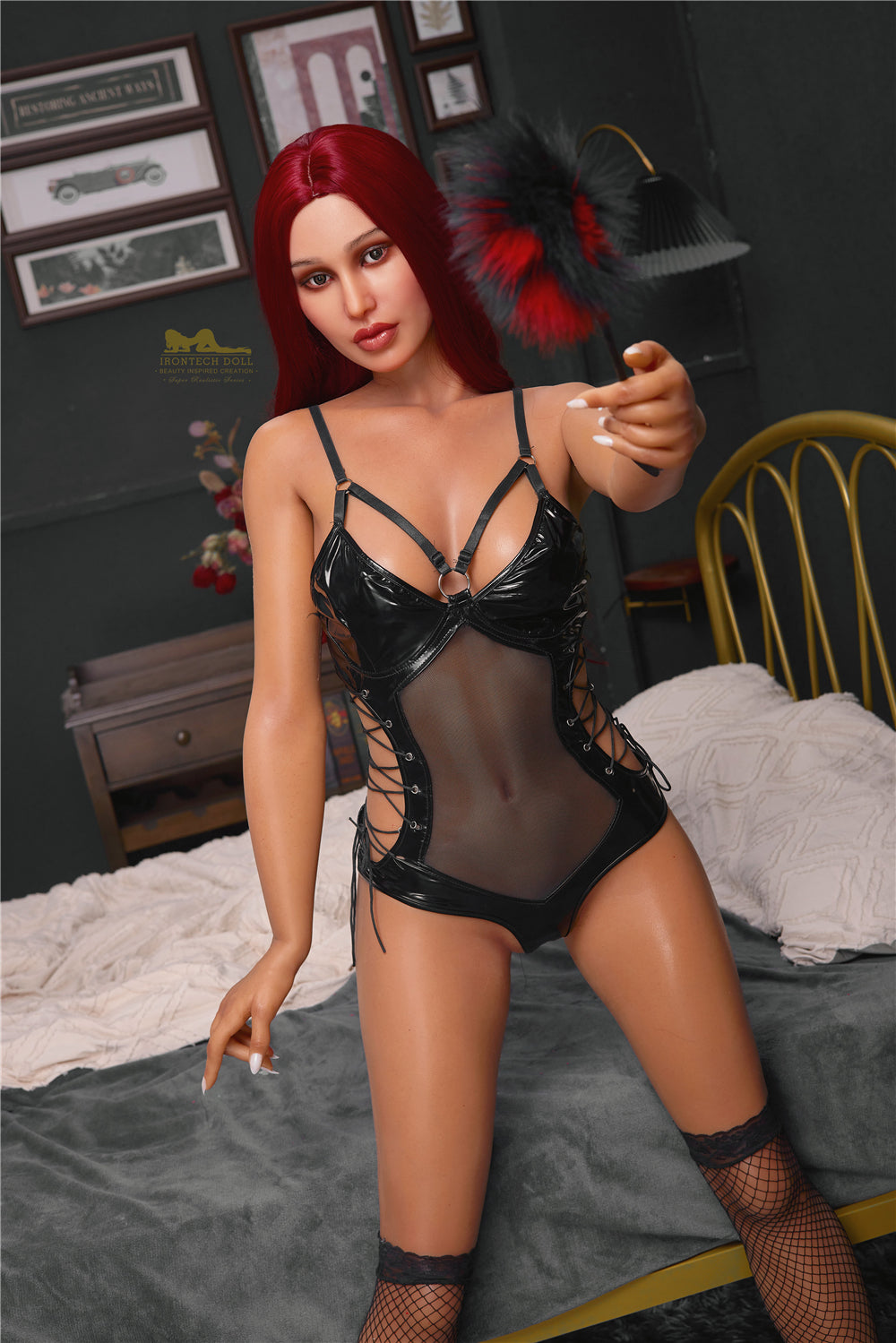 Pia Sexy Red Hair Sex Doll 168cm (B-Cup) - Irontech Doll