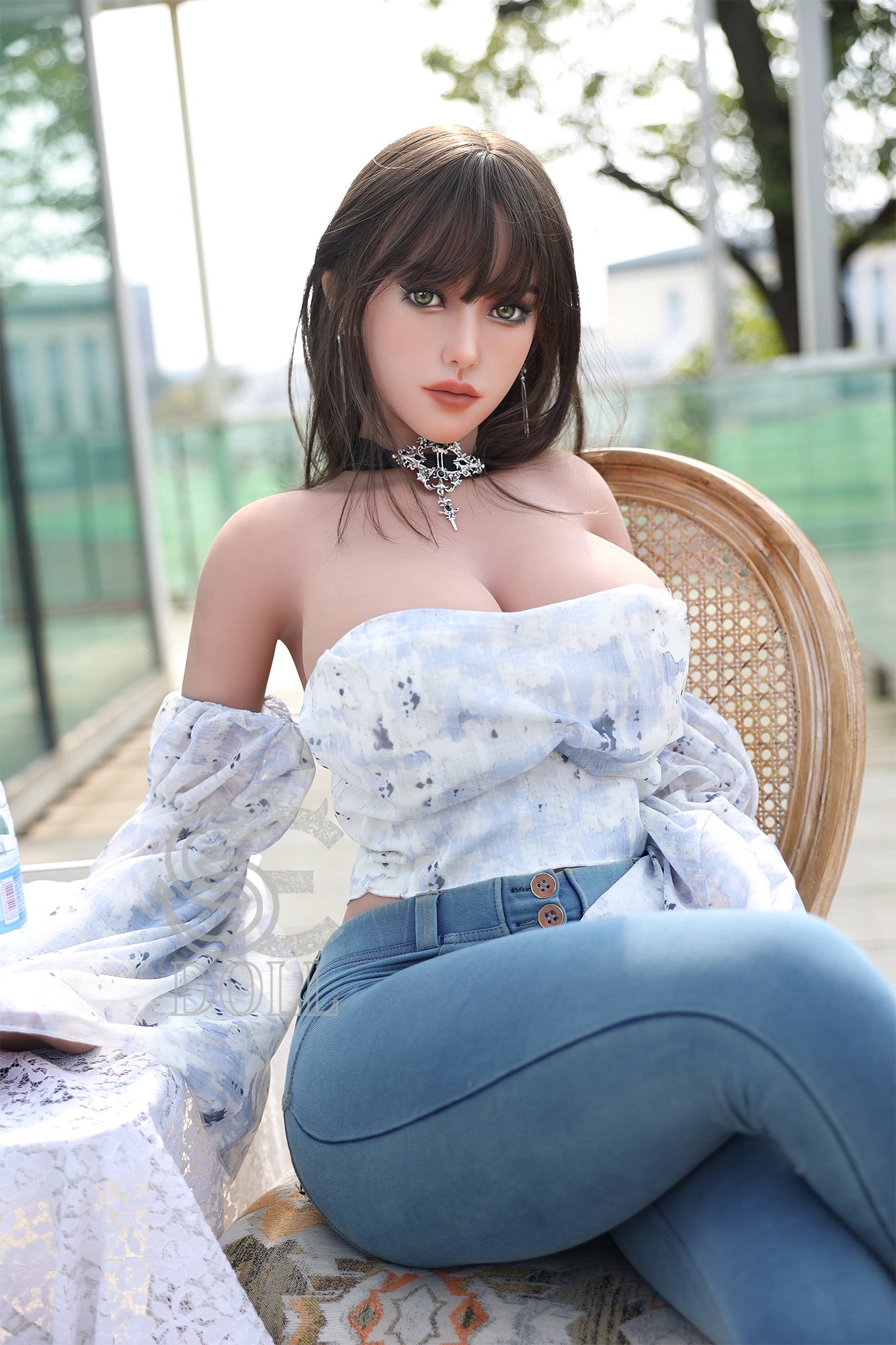 Queena 157cm Curvy Babe H-Cup Lifelike Sex Doll - SEDOLL