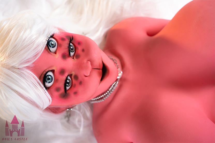 Tess 4-Eyed Red Demon Monster Sex Doll 162cm - Dolls Castle