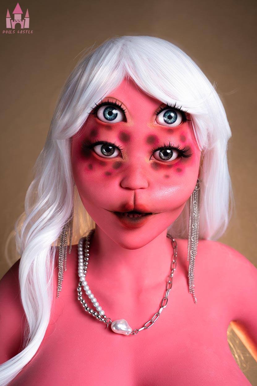 Tess 4-Eyed Red Demon Monster Sex Doll 162cm - Dolls Castle