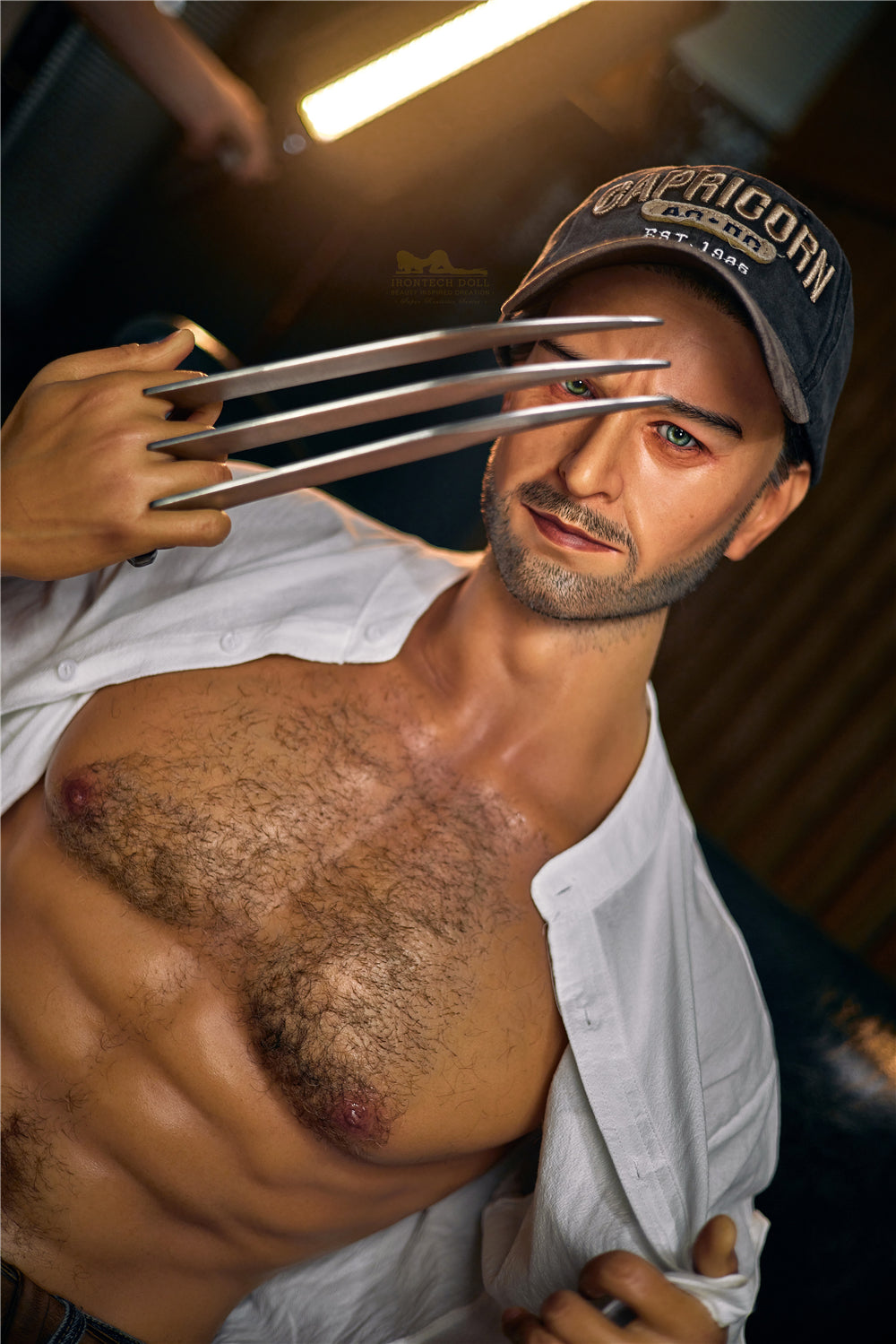 William 176cm Wolverine Silicone Male Sex Doll - Irontech Doll