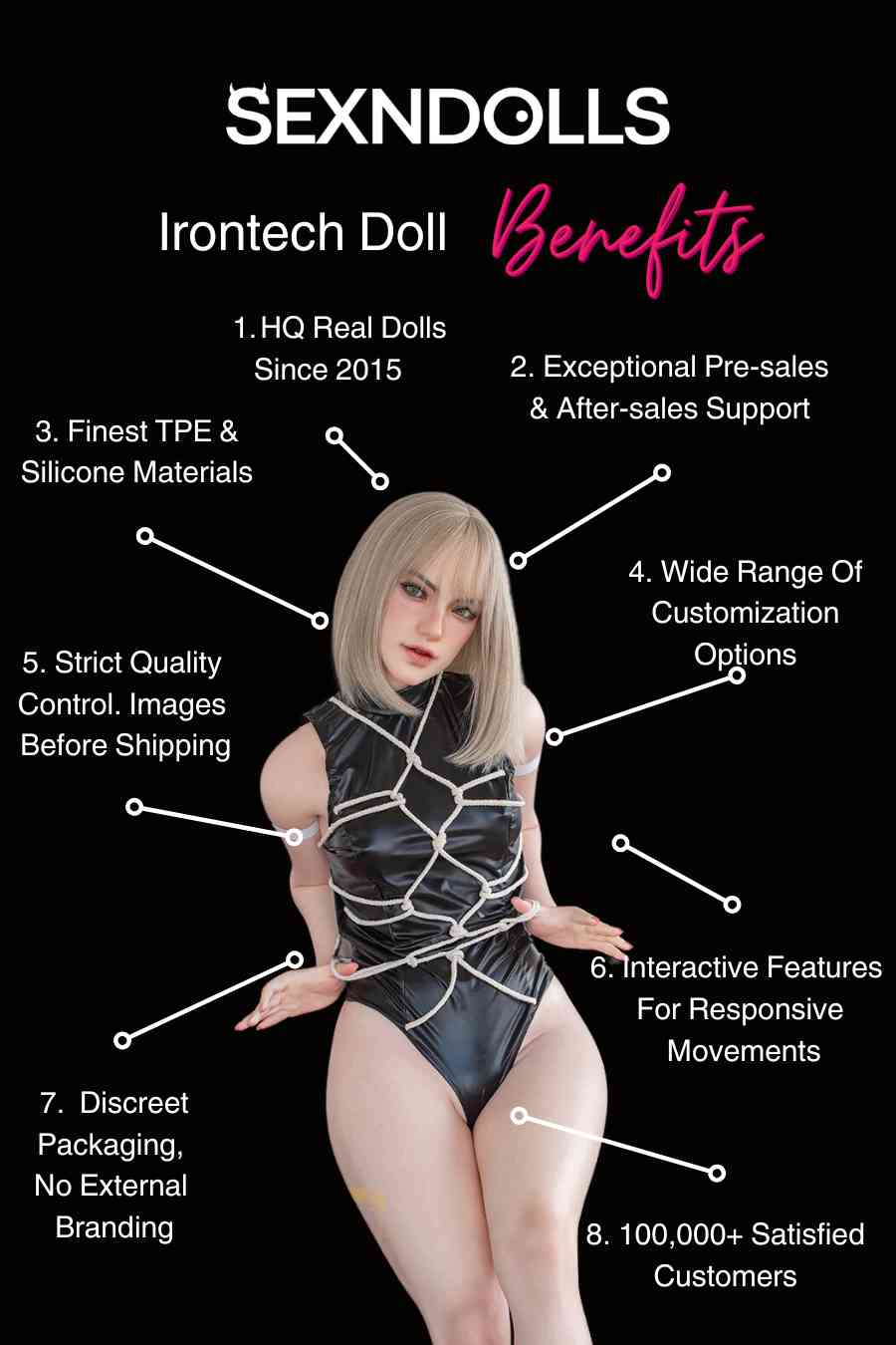 Chloe Blond Russian Sex Doll Silicone 162cm (A-Cup) - Irontech Doll  Sex  'n Dolls