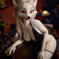 Furry Silicone Sex Doll Sorelle White Fox 160cm - Moonvale Doll