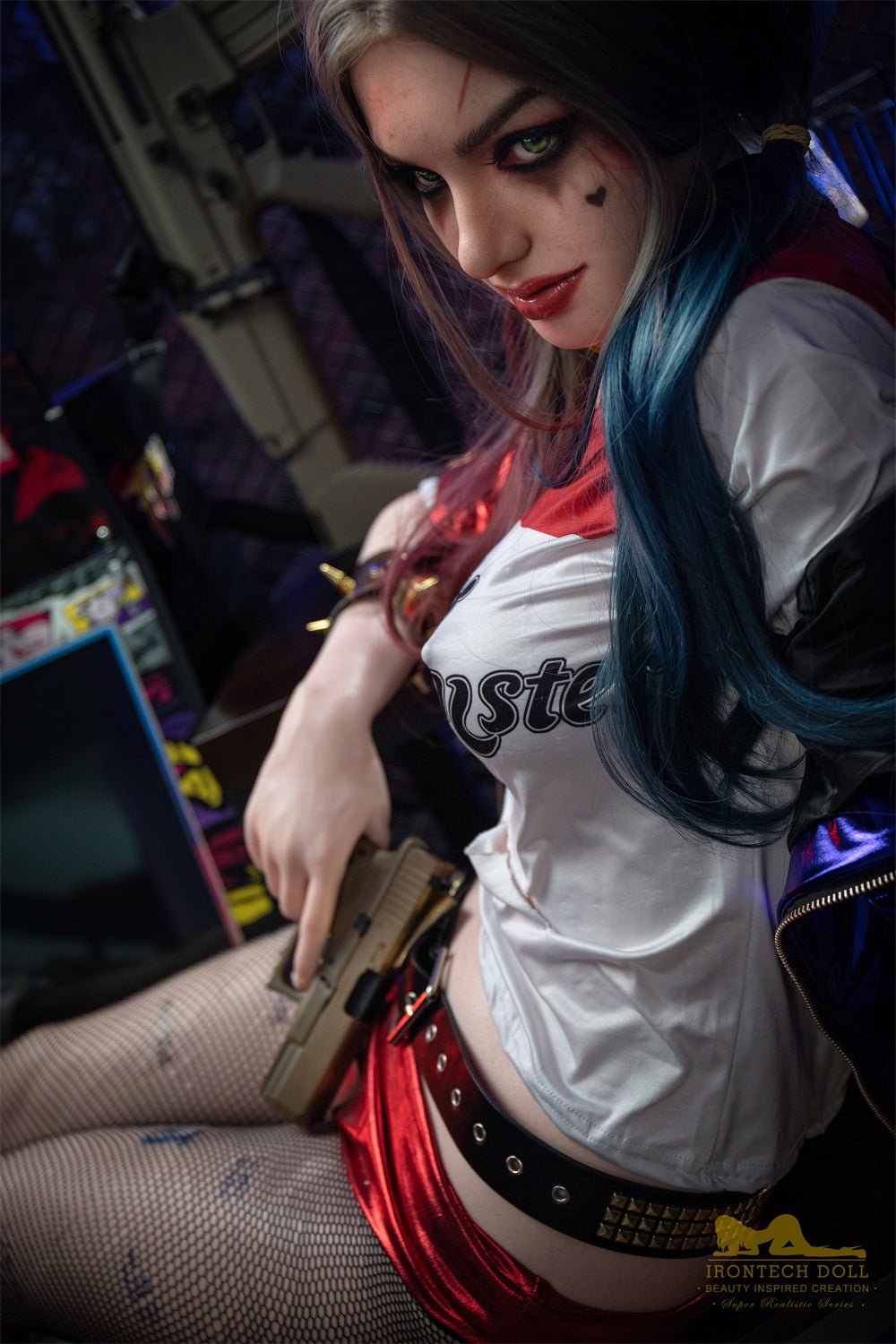 Harley Quinn Sex Doll 166cm (B-Cup) - Irontech Doll Sex 'n Dolls Harley Quinn Sex Doll 166cm (B-Cup) - Irontech Doll Sex 'n Dolls