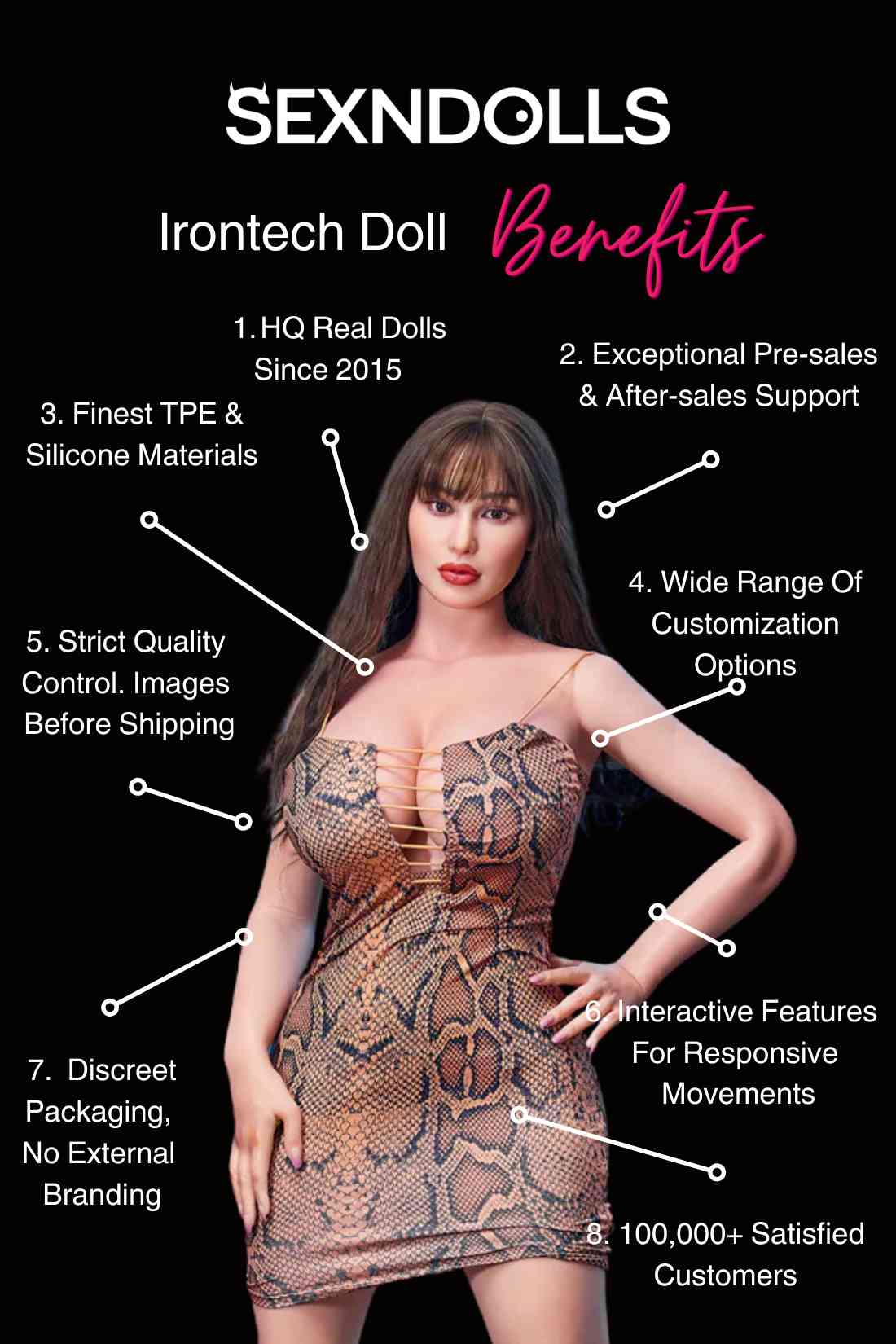 Kai Brunette Model OnlyFans Sex Doll 160cm (D-Cup) - Irontech Doll Sex 'n Dolls Kai Brunette Model OnlyFans Sex Doll 160cm (D-Cup) - Irontech Doll Sex 'n Dolls