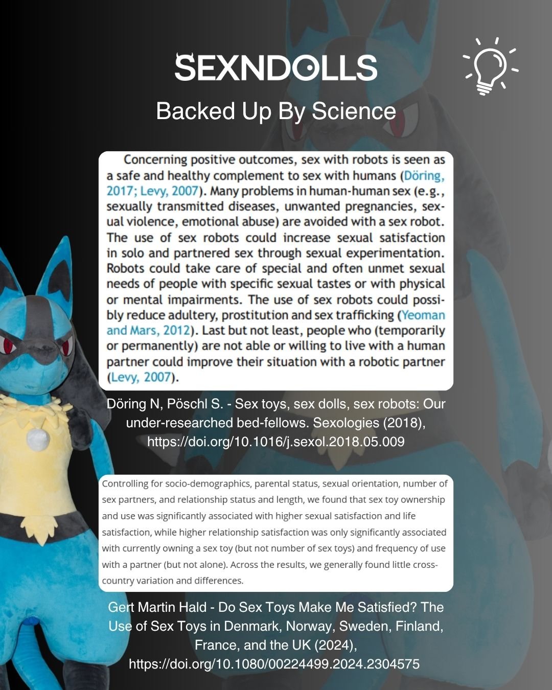 Lucario Plush Pokemon Sex Doll  Sex 'n Dolls