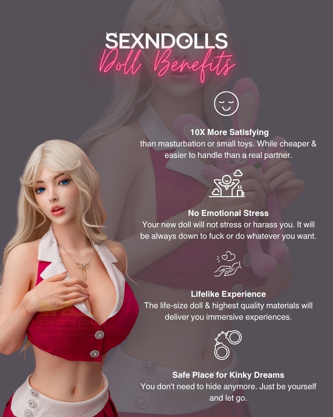 Perfect 10 Deluxe Fantasy Love Doll Sara 158cm – Sex 'n Dolls