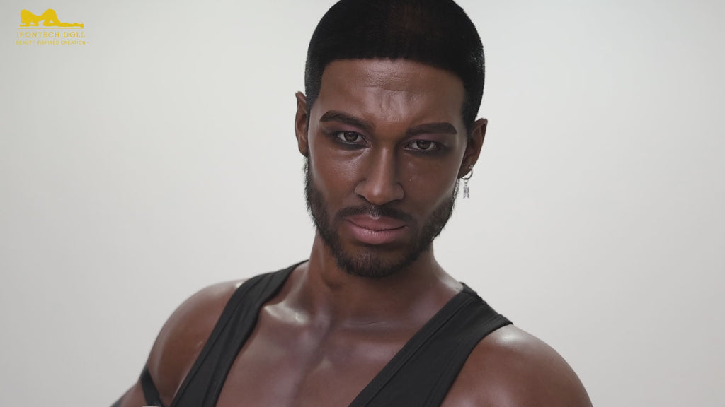 Jack 176cm Hot Black Men Male Sex Doll - Irontech Doll-video