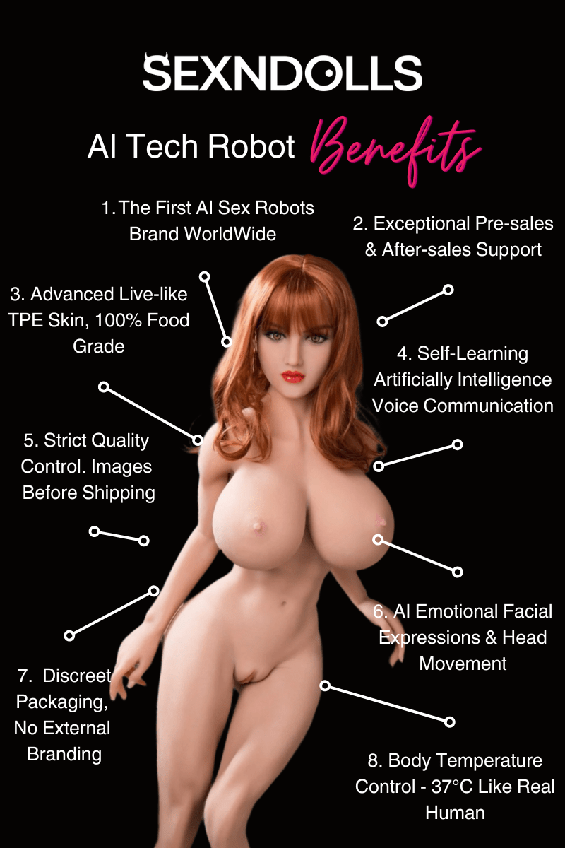 Real Robot Sex Doll Olivia 157cm  Sex 'n Dolls