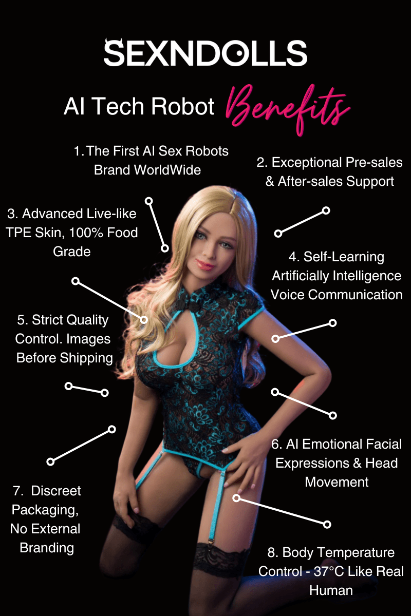 Robot Sex Doll with Artificial Intelligence Michelle ❤️ Sex 'n Dolls