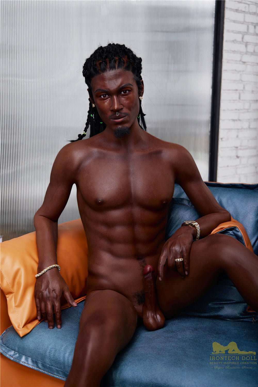 Irontech Doll Black Male Sexdoll Lifelike Jamal 170cm